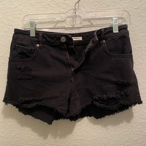 Pacsun Black Jean Shorts (Size 26)